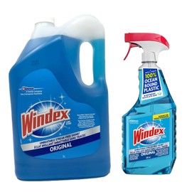Windex Original Glass Cleaner Set: 5L refill +950 ml Trigger Spray