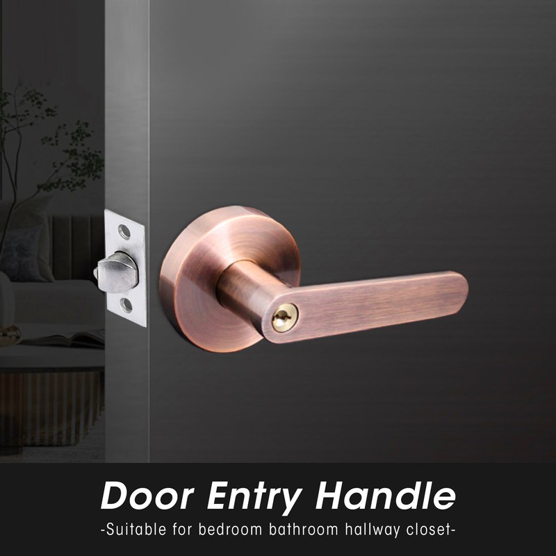 Passage Door Lever Set Aluminum Alloy Simple Modern Door Entry