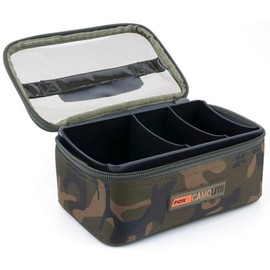 Fox Camolite Rigid Lead and Bits bag 23x15x10cm - Tackletasche zum Karpfenangeln, Angeltasche für Vorfachschnur & Karpfenbleie