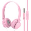 Wired Headphones Over Ear Headsets Stereo Sound Earphone with Mic