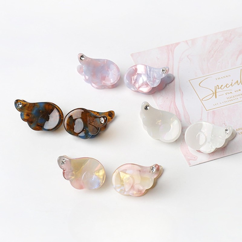 EZ PEACH Hair Clip, Small, Hair Clip, Mini Wings, Bangs,