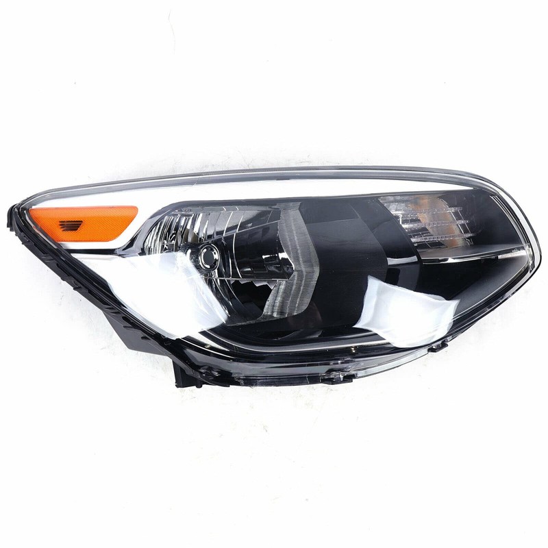 OCASAMI For 2014-2019 KIA SOUL Headlights Chrome Housing Projector Headlight
