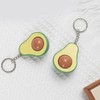 COSSIKA Fun Keychain Avocado Stress Relief Keychain Avocado Massage Bead