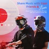 Moman Motorcycle Intercom Headset, CP-E 6 Riders 2000M Group Helmet