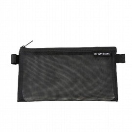 Mesh Pouch Zipper Multi-purpose Mini Pouch Black / 메쉬 파우치 지퍼 다용도 미니파우치 검정