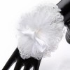Package of 6 White Feather Corsage Sequin Wristlets