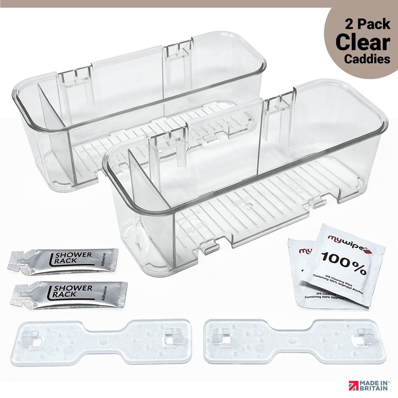 S.B.Weston Shower Caddy - Rust Proof, No-Drilling, No Suction Cups