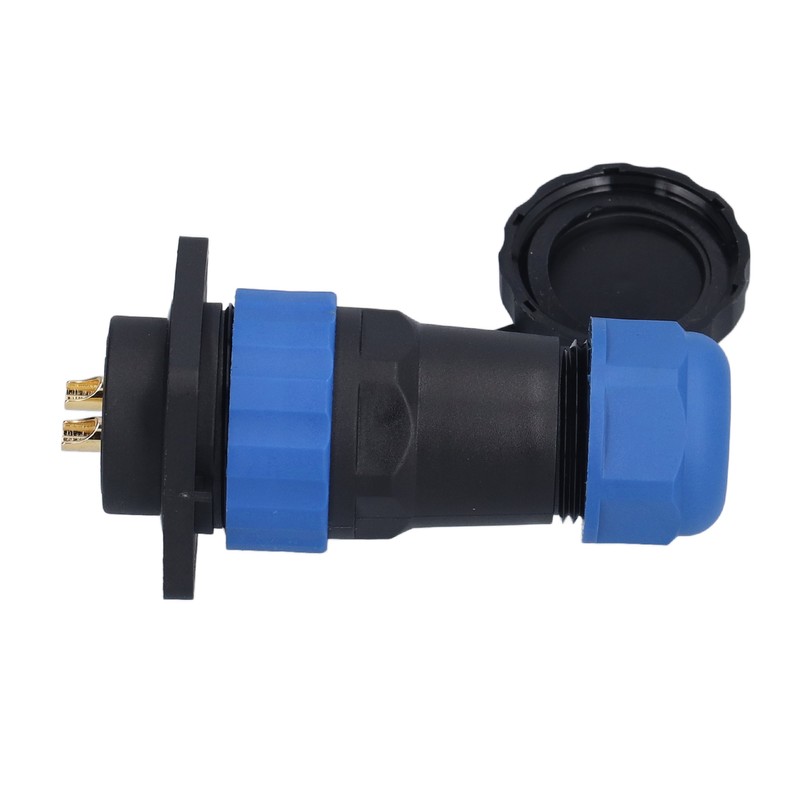 Waterproof Connector Square 4 Holes IP68 Aviation Power Socket 380V