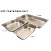 CHEF-HUB Stainless Steel Third Size 1/3 Gastronorm Hotel Pan, Food