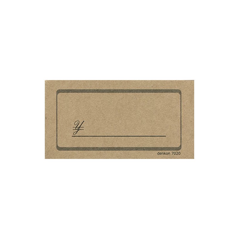 4 Kraft Paper Bill Notes (100 Sheets/Book)