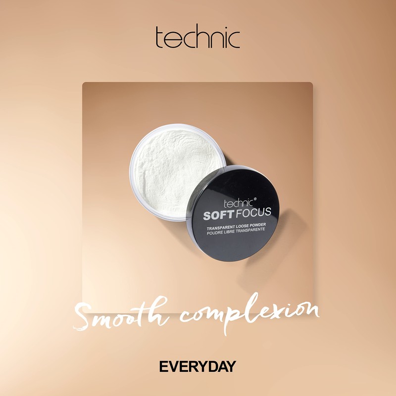Technic Soft Focus Transparent Loose Powder - Silky & Lightweight
