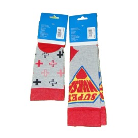 Landau 2 Pair Compression Socks Nurse Theme Size 10-13 Shoe 6-12.5 New