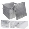 VICASKY 50pcs Aluminum Foil Insulation Bag Disposable Thermal Pouch for