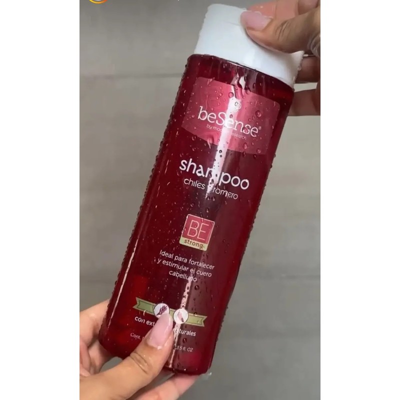 Be Sense Shampoo Chile Y Romero 400ml Pack 2 Piezas