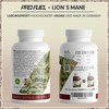 Lion's Mane Capsules 180x – 2000 mg Lion's Mane Mushroom