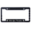American Flag License Plate Frame Tag Bracket with 3D Raised