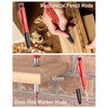 Nicpro 2 Pack Carpenter Pencil Set with Sharpener & Finger