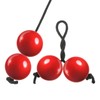 Alasum 2pcs Aslatua Rhythm Ball Handshaker Beginner Hand Percussion Instrument