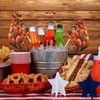 Set 6 5.5"x8.2" Mini Flag on Stick, Thanksgiving Pumpkins Fruit