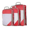 HARFINGTON 3pcs Compression Packing Cube for Suitcases Lightweight Luggage Organizers