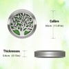 Tree of Life Aromatherapy Essential Oil Diffuser Necklace,Aromatherapy Diffuser Stainless