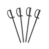 Royal 3.25 Inch Black Plastic Sword Picks, Package of 1000