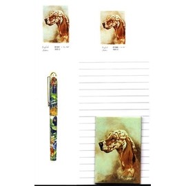 English Setter Stationery Gift Set