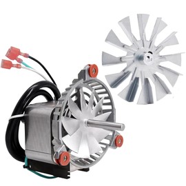 Replacement 3-21-08639 Combustion Blower Motor, for Harman P68 P43 P68 P61 P38 XXV Accentra 52i Advance P35i PC45 Pellet Stoves with 3-20-502221 Double Paddle Fan Blade Replaces Part 3-21-08415