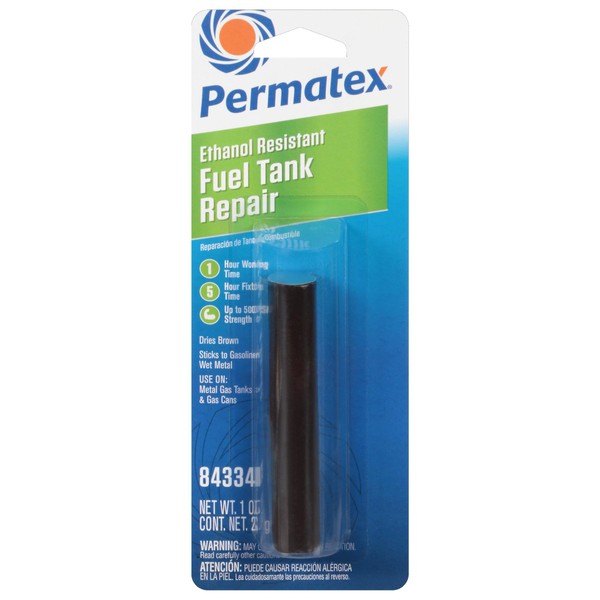 Permatex 84334 Fuel Tank Repair Epoxy Stick - 1 oz., Black