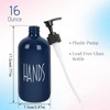 Dish Soap Dispenser for Kitchen - 16 OZ Glass Hand