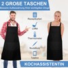 Vyndicca Pack of 12 Cooking Aprons, Baking Apron with 2