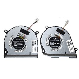 Fleshy Leaf New CPU+GPU Cooling Fan Compatible with HP Envy X360 15-DS 15-DR 15M-DS 15M-DS0011DX 15-DS0013NR 15-DS0003CA 15-DS0013CA TPN-W142 TPN-W143 Series L53542-001 L53541-001