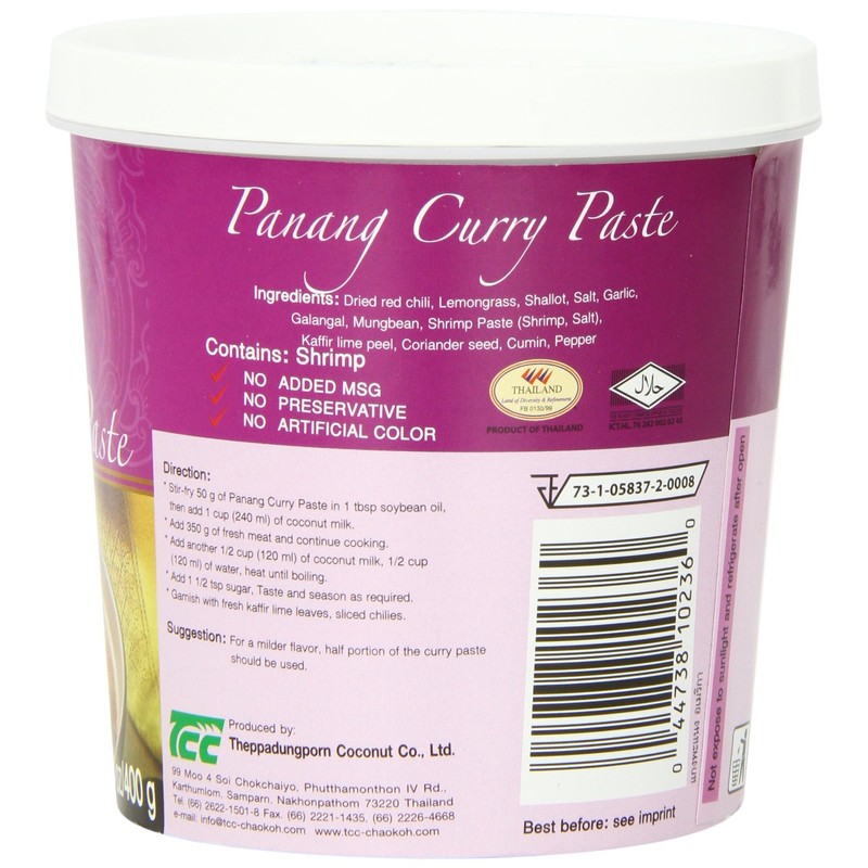 Mae Ploy Panang Curry, Small, 14-Ounce (Pack of 4)