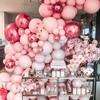 PartyWoo Light Pink Balloons 50 pcs 12 Inch Pastel Baby
