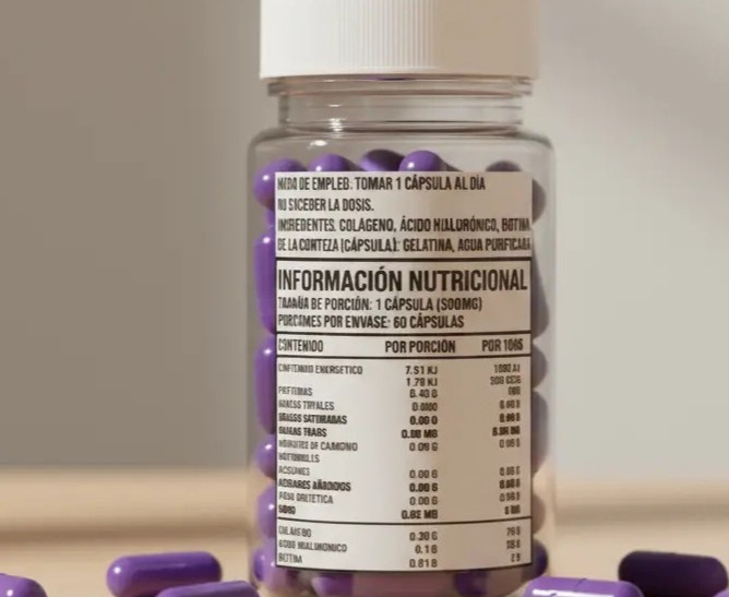 Biotina  Ácido Hialunico  Vitamina E 60pz