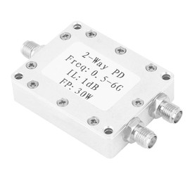 Garosa RF Power Splitter 2-Way Power Divider 0.5-6GHz 30W Signal Power Splitter Module Low Loss