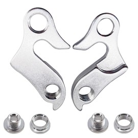 Oiieco 2PCS Alloy Bike Rear Derailleur Hanger,Durable Aluminum Dropout Replacement for MTB/Road Bikes,Essential Bike Parts