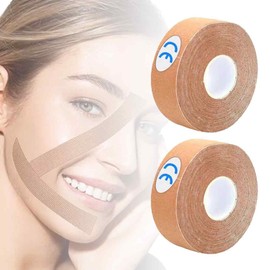 AIYVELU Pack of 2 Face Lifting Tape, Multifunctional Anti-Wrinkle Face Tape, Anti-Wrinkle Face Tape for Smoothing the Eyes, Wrinkle Plasters for Firming and Firming the Skin
