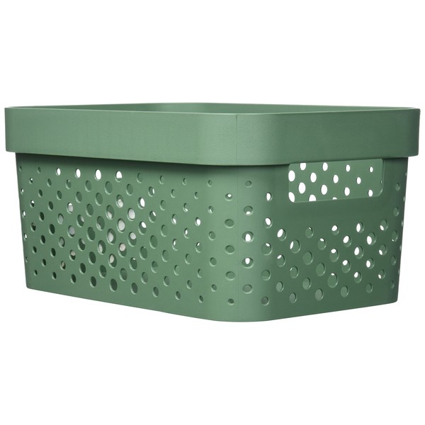 CURVER Infinity Tray 4.5 L Dots Recycled Plastic Pink Crates,