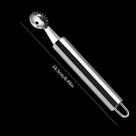 Silver Stems Remover For Pineapple Strawberry Tomato Cherry Stainless Steel Tomato Corer Strawberry Huller Stem Remover Fruit Leaf，Corers and Pitters，Fruit and Vegetable Corers