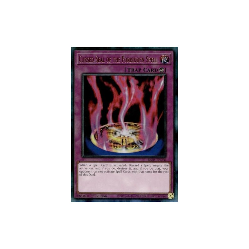 Cursed Seal of The Forbidden Spell (PUR) - RA03-EN076 -