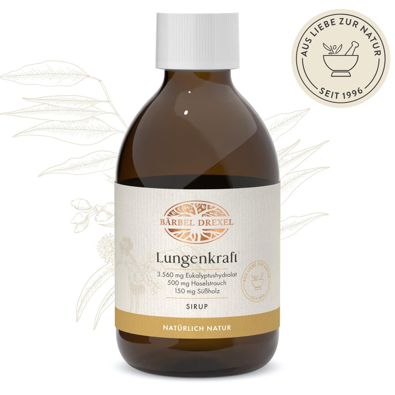 BÄRBEL DREXEL Lung Power with Hazel Buds and Eucalyptus Syrup