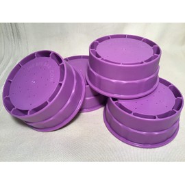 The Bee Bar No Rust Caps for Mason jar,Honeybee Jar Feeder Caps (4)