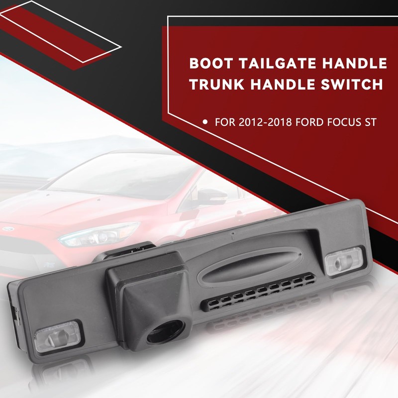 Unikpas Boot Tailgate Handle Switch with Camera Compatible for 2012-2018