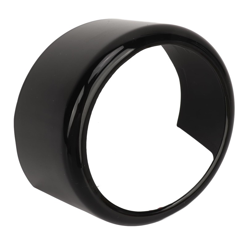 Front Grill Emblem Ring Glossy Black Exterior Badge Decoration Cover