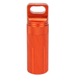 EDC Survival Container Capsule Waterproof Pill Case Waterproof Pill Holder for Camping Hiking and Climbing