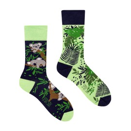 Spox Sox Casual Unisex für Damen und Herren – lustige, mehrfarbige, bunte, verrückte, unterschiedliche, gemusterte Socken für Individualisten, Gr. 36-39, Koala