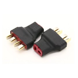 RC Drone T Plug Harness for 2 Battery Power Packs in Series Deans