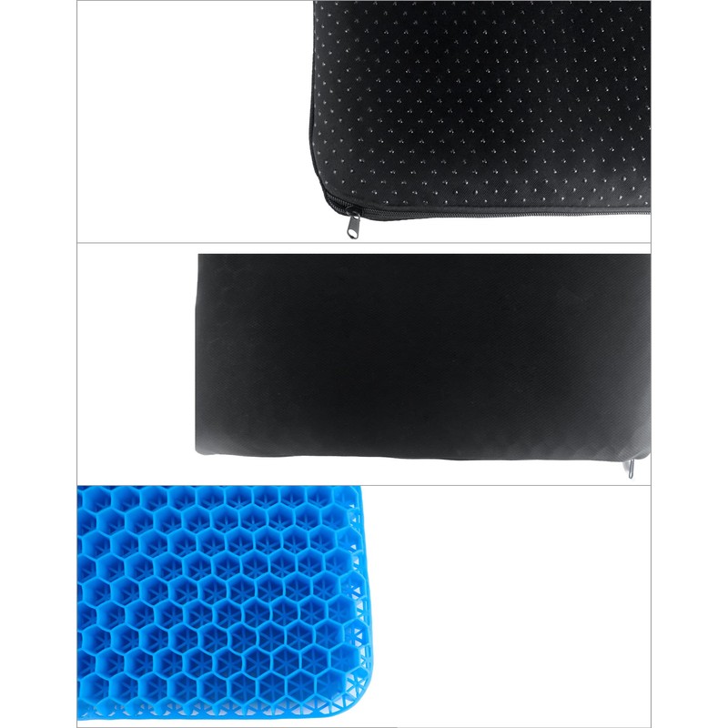 QWORK Gel Seat Cushion, Orthopaedic Gel Cushion, Cool & Breathable