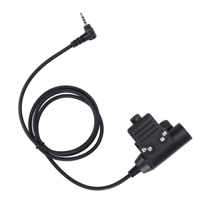 U94 PTT Headset System Adapter PU Tensile Wire Headset Military